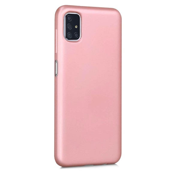 Microsonic Matte Silicone Samsung Galaxy M51 Kılıf Rose Gold 2