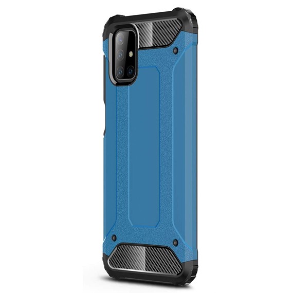 Microsonic Samsung Galaxy M51 Kılıf Rugged Armor Mavi 2