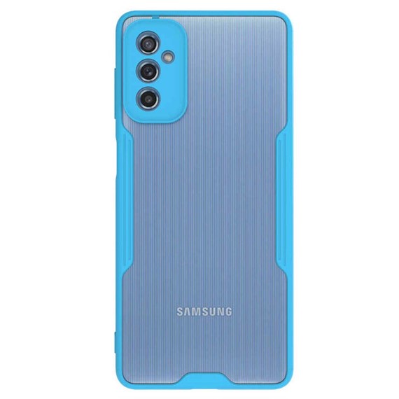 Microsonic Samsung Galaxy M52 Kılıf Paradise Glow Turkuaz 2