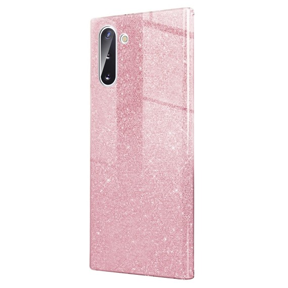 Microsonic Samsung Galaxy Note 10 Kılıf Sparkle Shiny Rose Gold 2