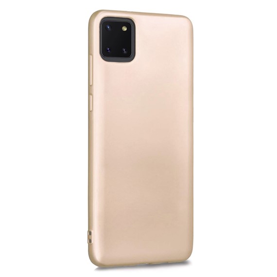 Microsonic Matte Silicone Samsung Galaxy Note 10 Lite Kılıf Gold 2