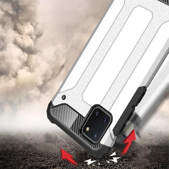 Microsonic Samsung Galaxy Note 10 Lite Kılıf Rugged Armor Mavi 3