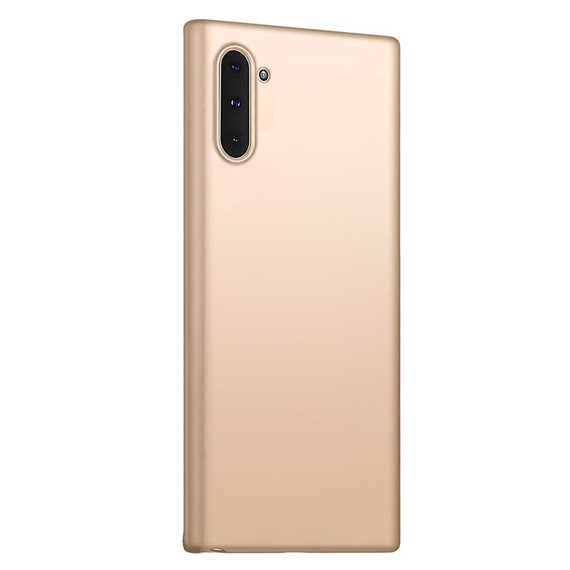 Microsonic Matte Silicone Samsung Galaxy Note 10 Kılıf Gold 2