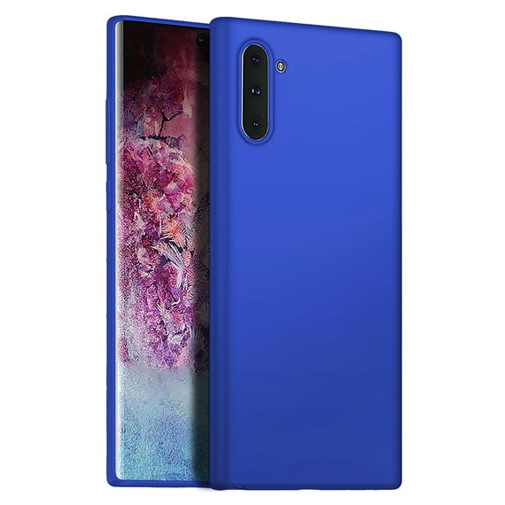 Microsonic Matte Silicone Samsung Galaxy Note 10 Kılıf Mavi 1