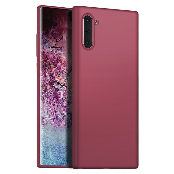 Microsonic Matte Silicone Samsung Galaxy Note 10 Kılıf Mor 1