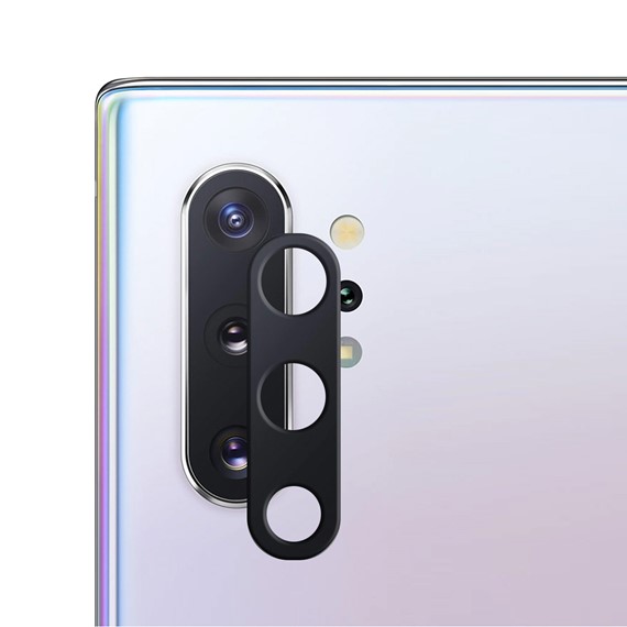 Microsonic Samsung Galaxy Note 10 Plus Kamera Lens Koruma Camı V2 Siyah 1