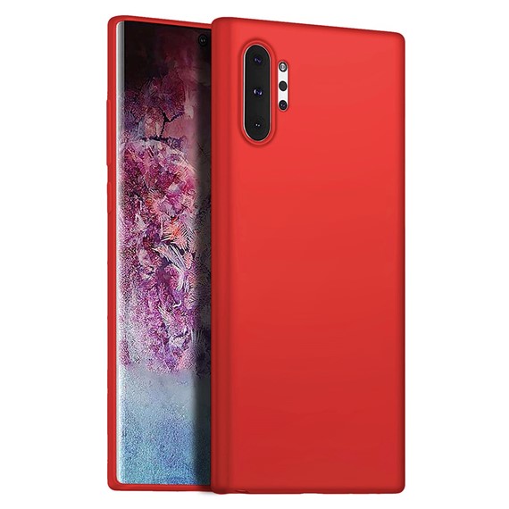 Microsonic Matte Silicone Samsung Galaxy Note 10 Plus Kılıf Kırmızı 1