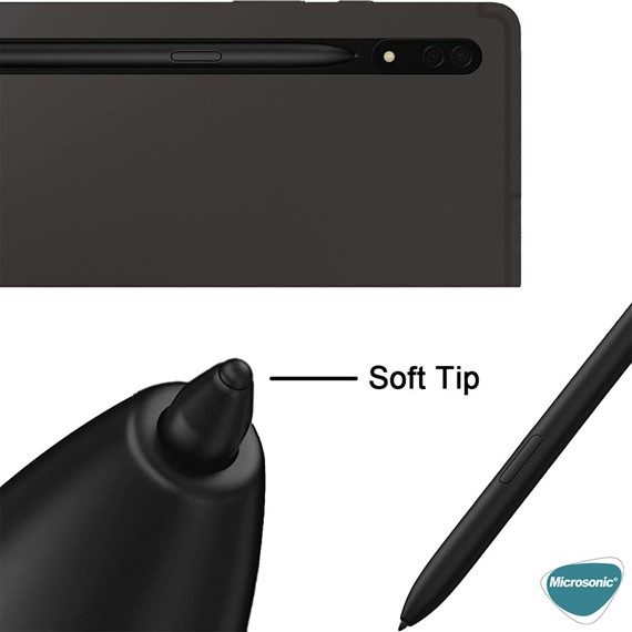 Microsonic Samsung Galaxy Note 10 Plus Pencil Uçları 5 li Paket Siyah 3