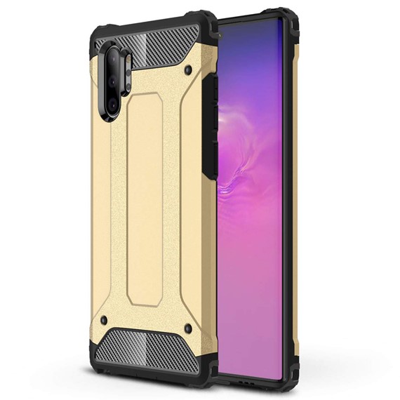 Microsonic Samsung Galaxy Note 10 Plus Kılıf Rugged Armor Gold 1