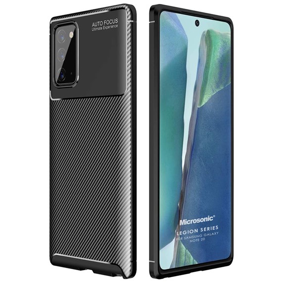 Microsonic Samsung Galaxy Note 20 Kılıf Legion Series Siyah 1
