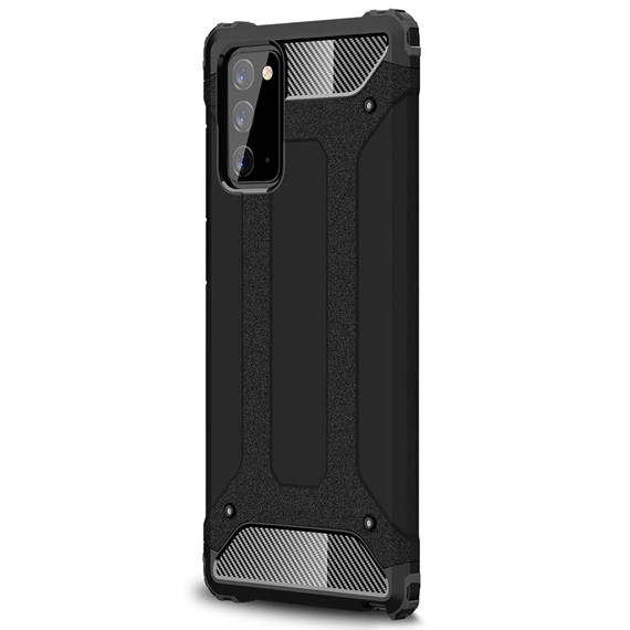 Microsonic Samsung Galaxy Note 20 Kılıf Rugged Armor Siyah 2