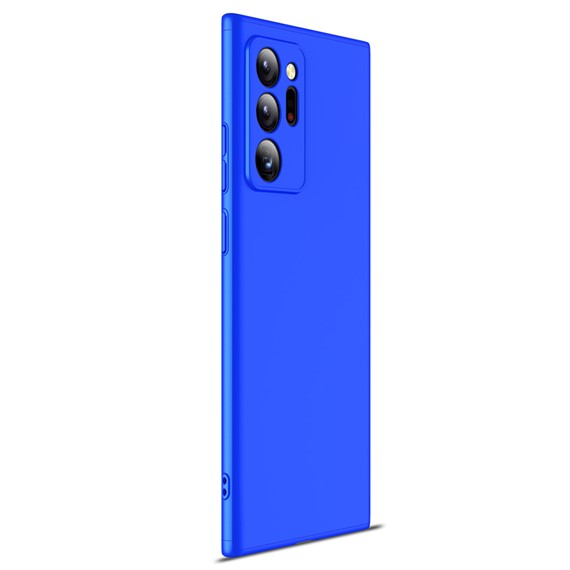 Microsonic Samsung Galaxy Note 20 Ultra Kılıf Double Dip 360 Protective Mavi 2
