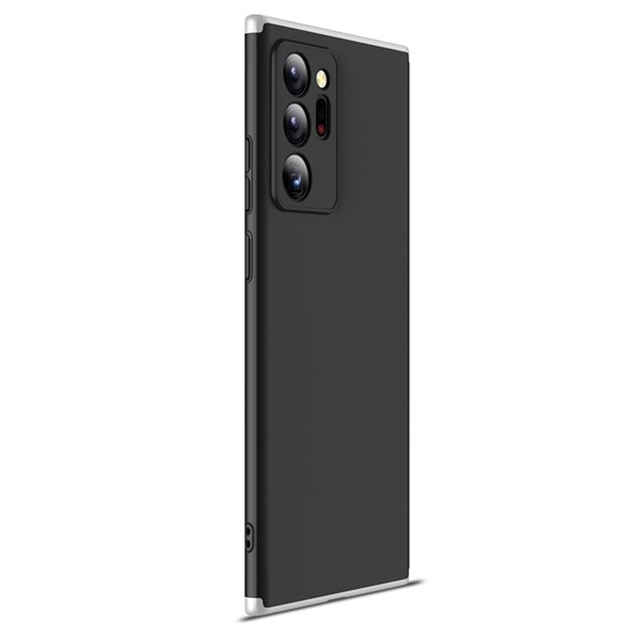 Microsonic Samsung Galaxy Note 20 Ultra Kılıf Double Dip 360 Protective Siyah Gri 2