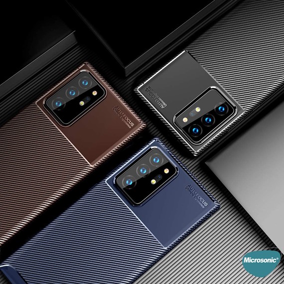 Microsonic Samsung Galaxy Note 20 Ultra Kılıf Legion Series Kahverengi 5
