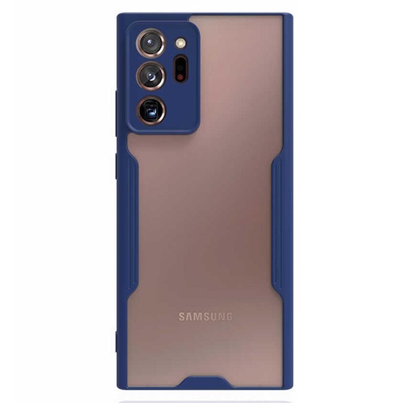 Microsonic Samsung Galaxy Note 20 Ultra Kılıf Paradise Glow Lacivert 2