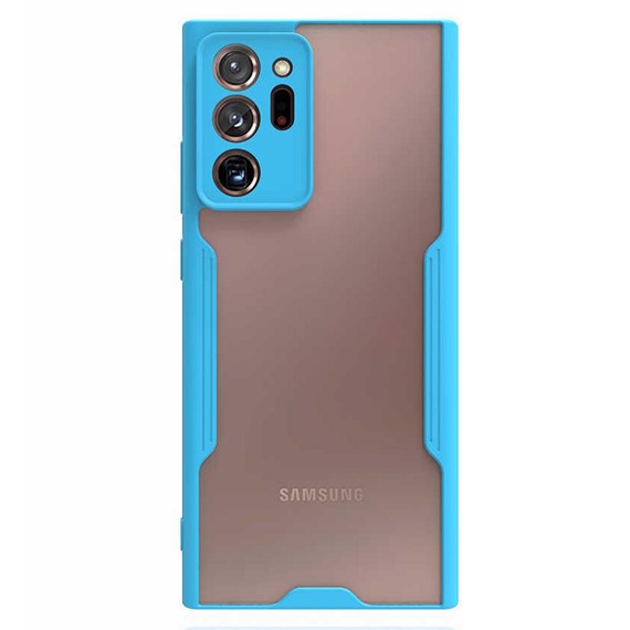 Microsonic Samsung Galaxy Note 20 Ultra Kılıf Paradise Glow Turkuaz 2