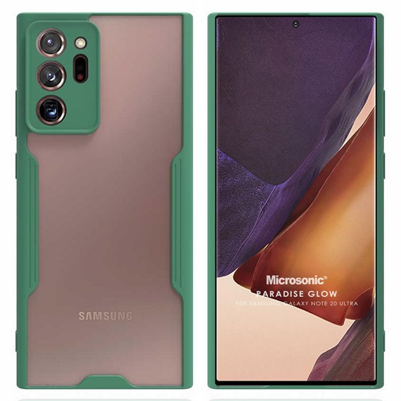 Microsonic Samsung Galaxy Note 20 Ultra Kılıf Paradise Glow Yeşil 1