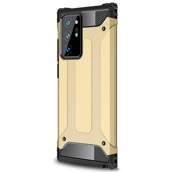 Microsonic Samsung Galaxy Note 20 Ultra Kılıf Rugged Armor Gold 2