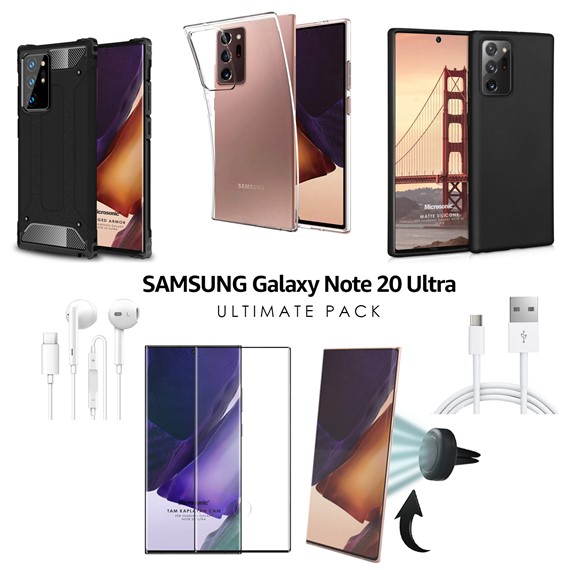 Microsonic Samsung Galaxy Note 20 Ultra Kılıf Aksesuar Seti 1