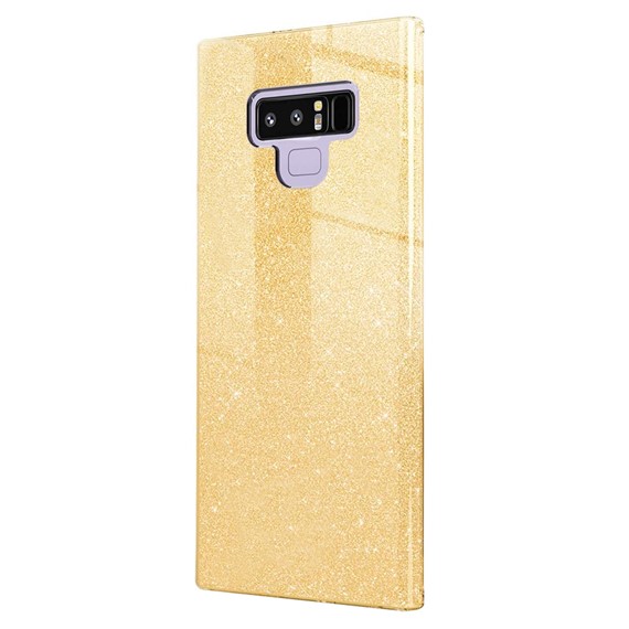 Microsonic Samsung Galaxy Note 9 Kılıf Sparkle Shiny Gold 2