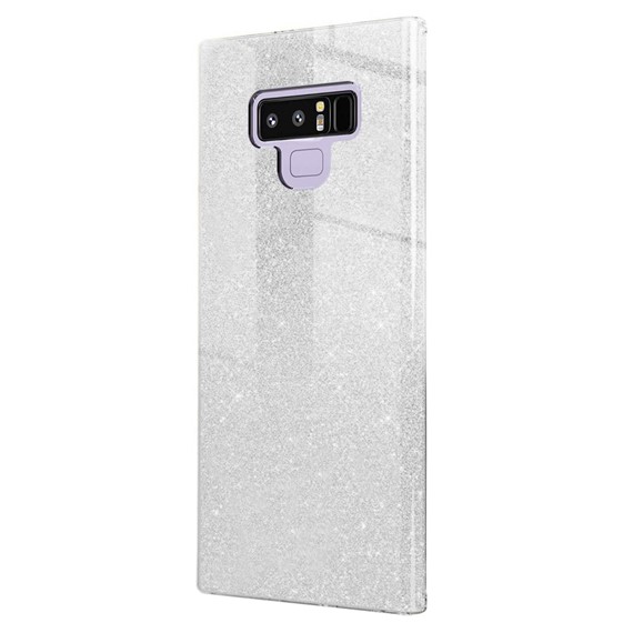 Microsonic Samsung Galaxy Note 9 Kılıf Sparkle Shiny Gümüş 2