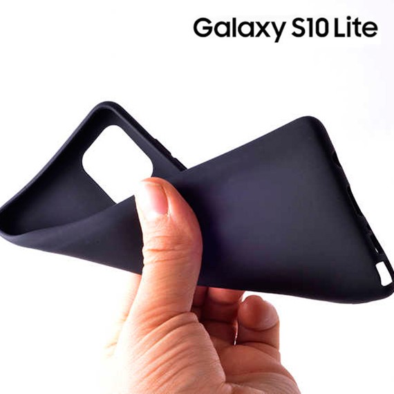 Microsonic Matte Silicone Samsung Galaxy S10 Lite Kılıf Kırmızı 3