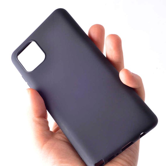 Microsonic Matte Silicone Samsung Galaxy S10 Lite Kılıf Lacivert 4