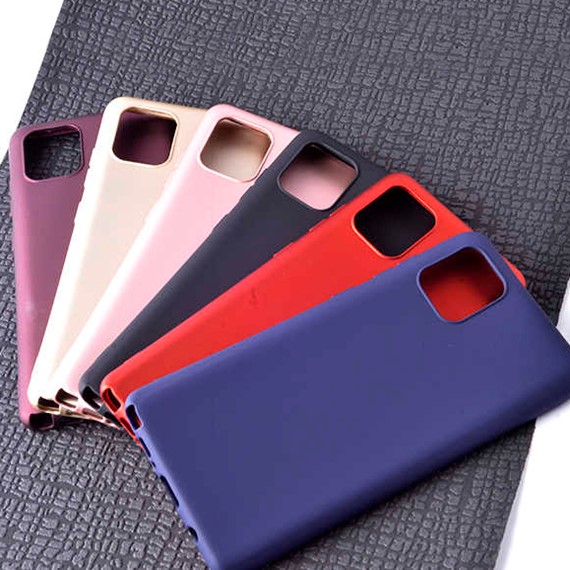 Microsonic Matte Silicone Samsung Galaxy S10 Lite Kılıf Siyah 5