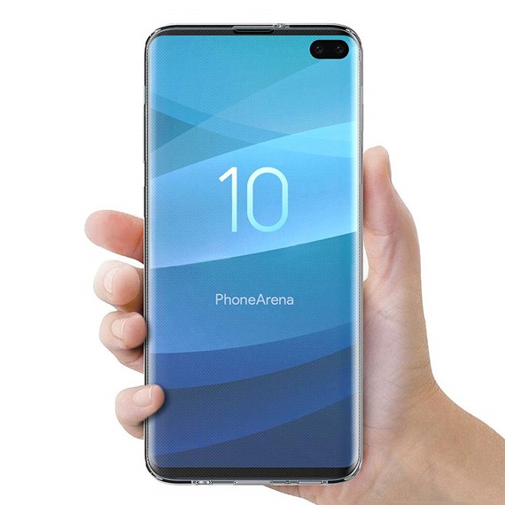 Microsonic Samsung Galaxy S10 Plus Kılıf 6 tarafı tam full koruma 360 Clear Soft Şeffaf 4