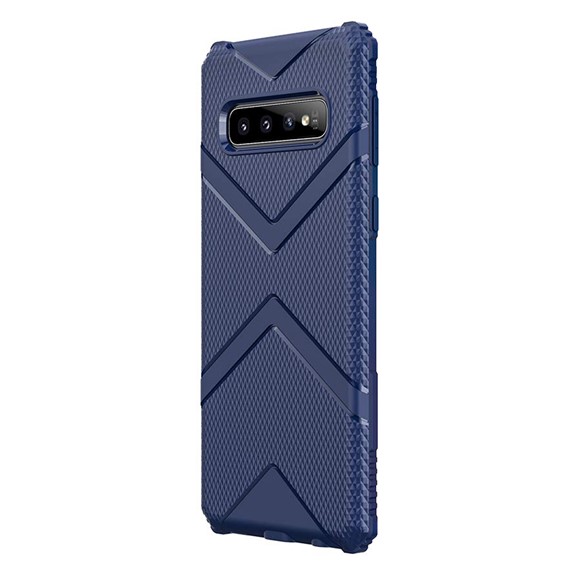 Microsonic Samsung Galaxy S10 Plus Kılıf Diamond Shield Lacivert 2