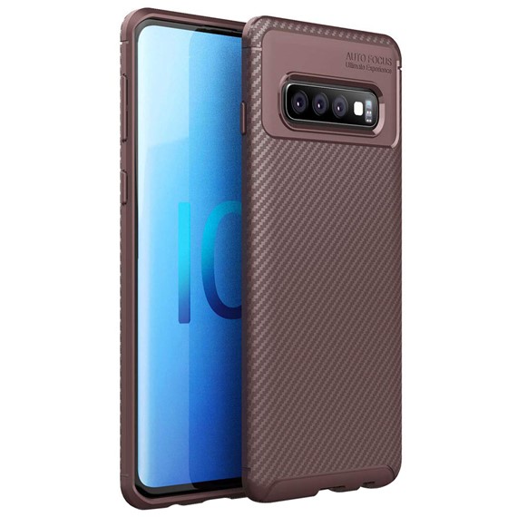 Microsonic Samsung Galaxy S10 Plus Kılıf Legion Series Kahverengi 1