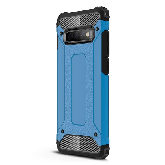 Microsonic Samsung Galaxy S10 Plus Kılıf Rugged Armor Mavi 2