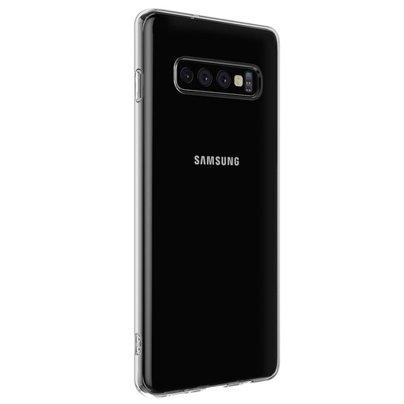 Microsonic Samsung Galaxy S10 Plus Kılıf Transparent Soft Beyaz 2