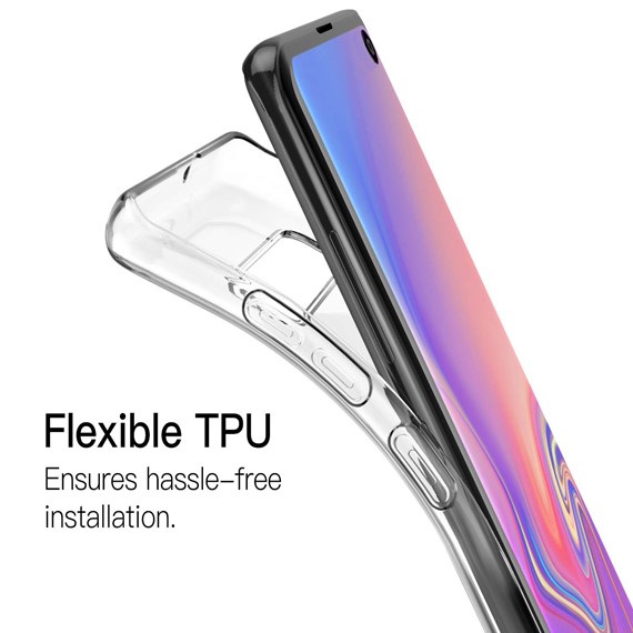 Microsonic Samsung Galaxy S10 Kılıf Transparent Soft Beyaz 3