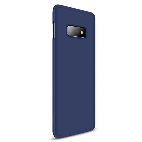 Microsonic Samsung Galaxy S10e Kılıf Double Dip 360 Protective Lacivert 2