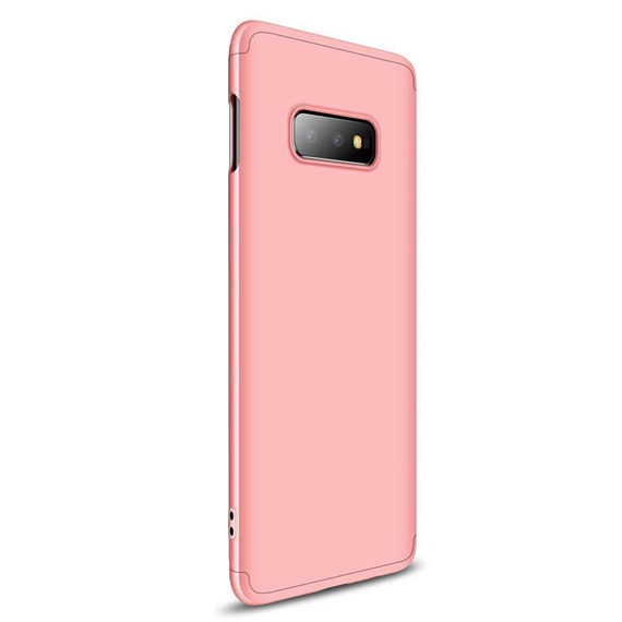 Microsonic Samsung Galaxy S10e Kılıf Double Dip 360 Protective Rose Gold 2