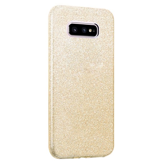 Microsonic Samsung Galaxy S10e Kılıf Sparkle Shiny Gold 2