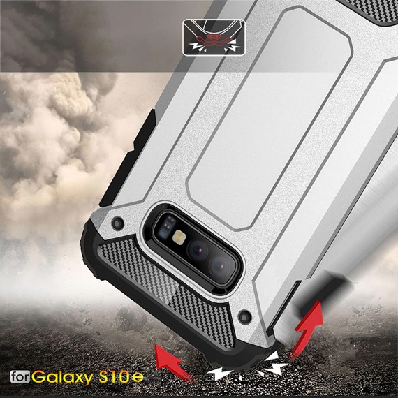 Microsonic Samsung Galaxy S10e Kılıf Rugged Armor Mavi 3