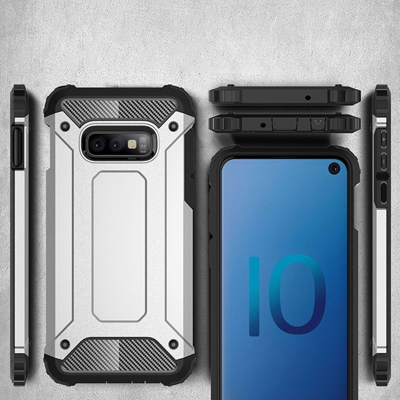 Microsonic Samsung Galaxy S10e Kılıf Rugged Armor Mavi 4