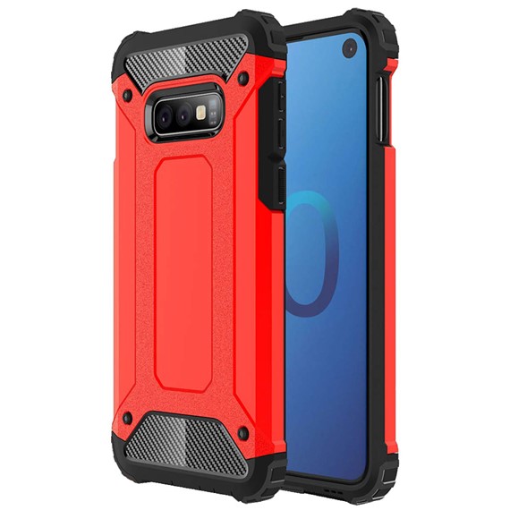 Microsonic Samsung Galaxy S10e Kılıf Rugged Armor Kırmızı 1