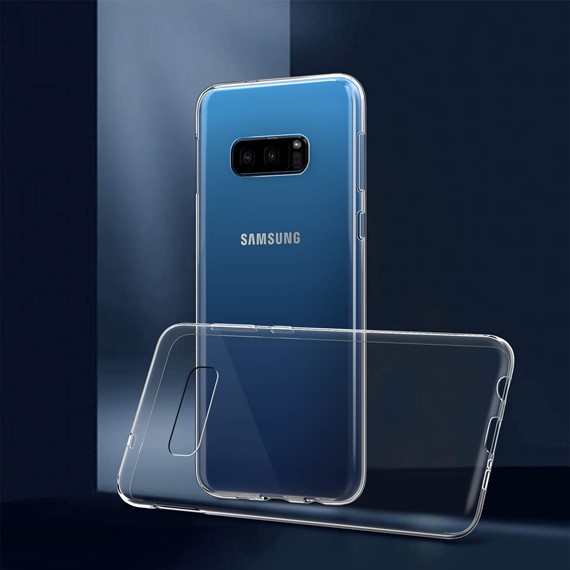 Microsonic Samsung Galaxy S10e Kılıf Transparent Soft Beyaz 3