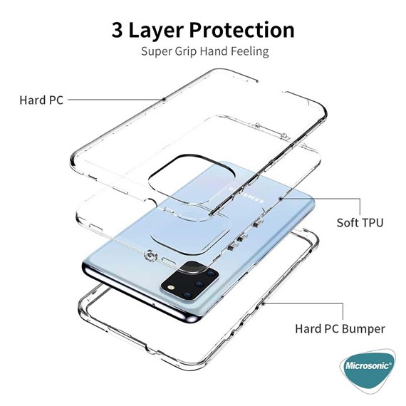 Microsonic Samsung Galaxy S20 FE Kılıf 6 Tarafı Tam Full Koruma 360 Clear Soft Şeffaf 5