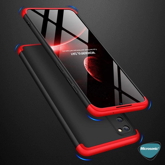 Microsonic Samsung Galaxy S20 FE Kılıf Double Dip 360 Protective Siyah 6