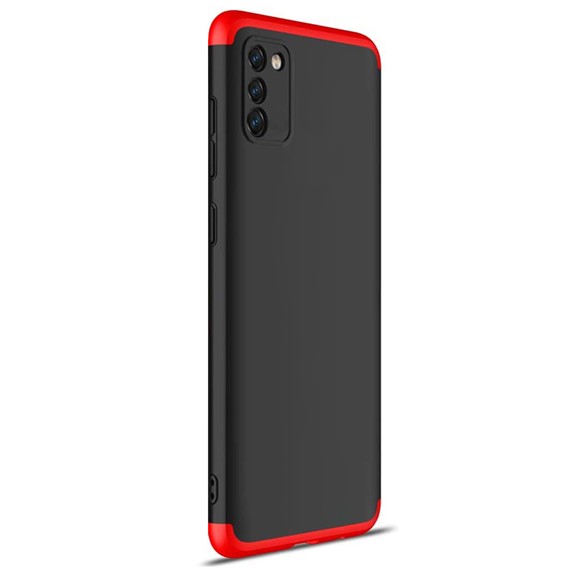 Microsonic Samsung Galaxy S20 FE Kılıf Double Dip 360 Protective Siyah Kırmızı 2