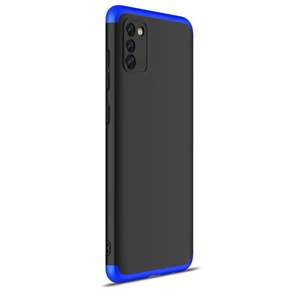 Microsonic Samsung Galaxy S20 FE Kılıf Double Dip 360 Protective Siyah Mavi 2