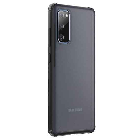 Microsonic Samsung Galaxy S20 FE Kılıf Frosted Frame Siyah 2