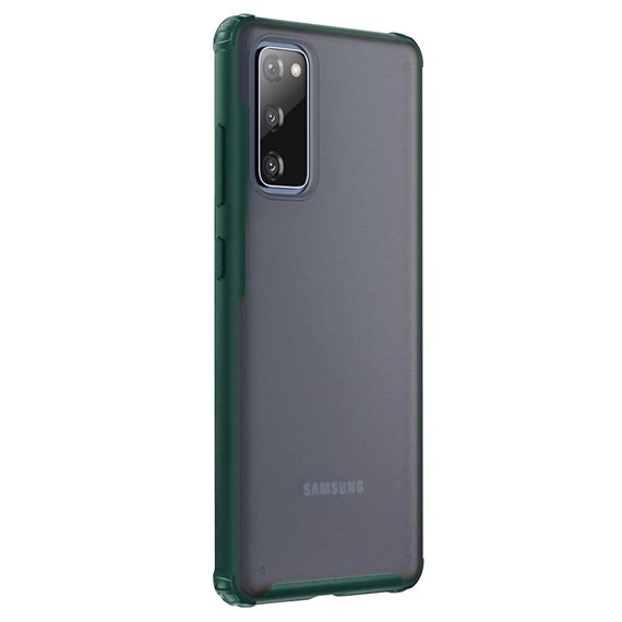 Microsonic Samsung Galaxy S20 FE Kılıf Frosted Frame Yeşil 2