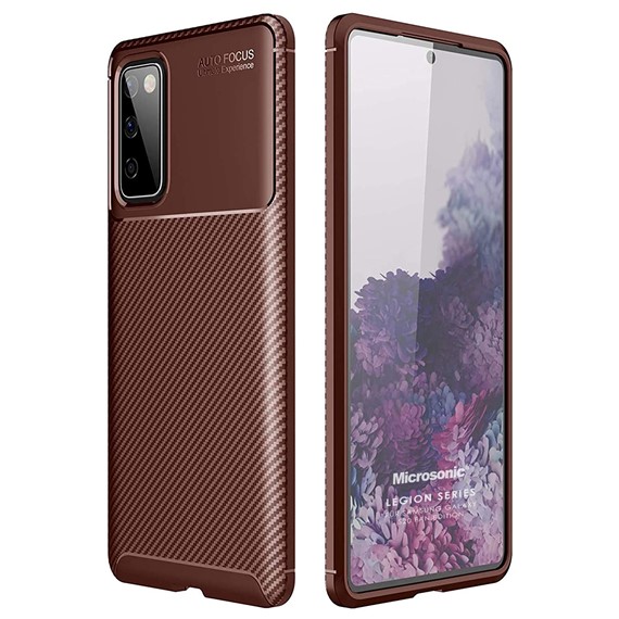 Microsonic Samsung Galaxy S20 FE Kılıf Legion Series Kahverengi 1