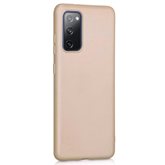 Microsonic Matte Silicone Samsung Galaxy S20 FE Kılıf Gold 2