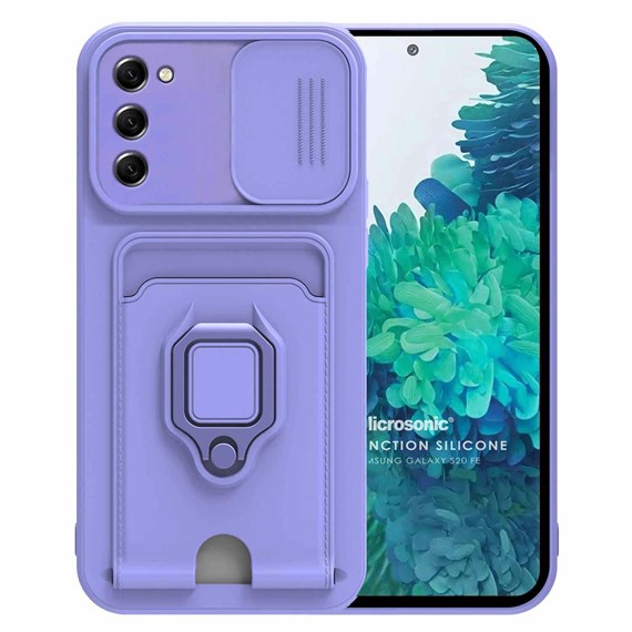 Microsonic Samsung Galaxy S20 FE Kılıf Multifunction Silicone Lila 1